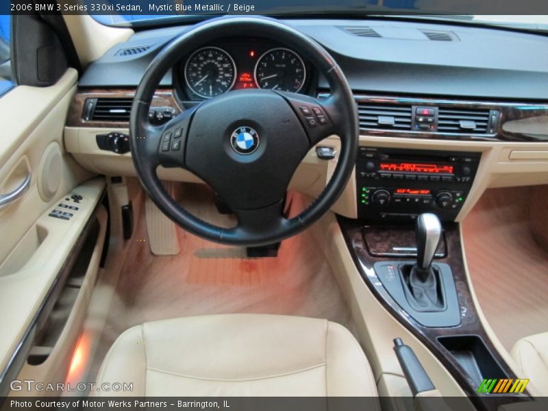 Mystic Blue Metallic / Beige 2006 BMW 3 Series 330xi Sedan