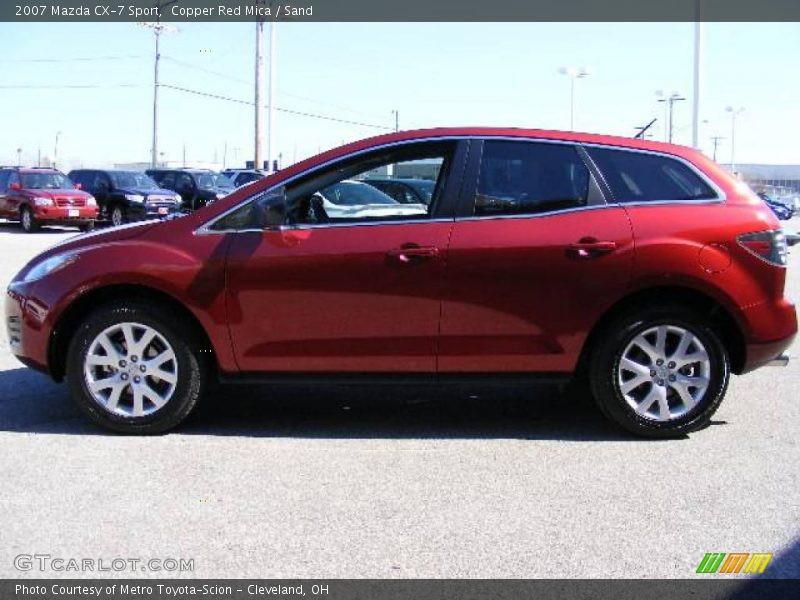 Copper Red Mica / Sand 2007 Mazda CX-7 Sport