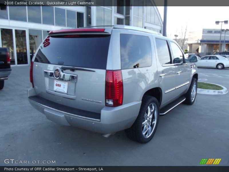 Quicksilver / Light Cashmere 2008 Cadillac Escalade