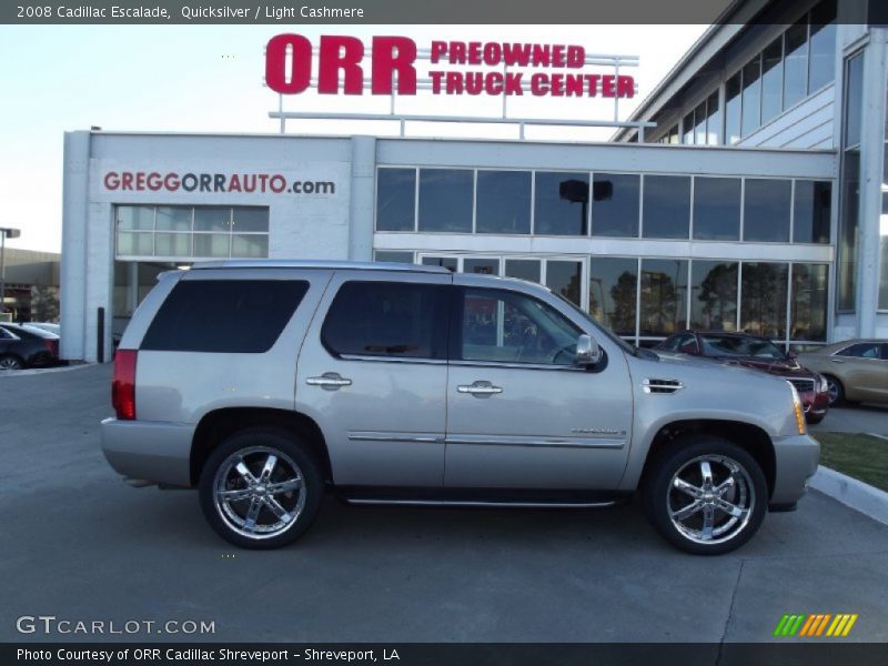 Quicksilver / Light Cashmere 2008 Cadillac Escalade