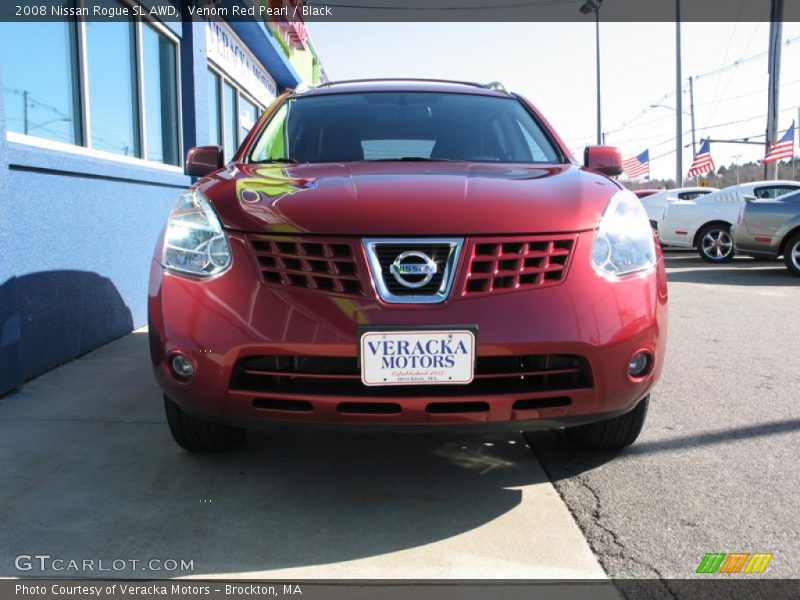 Venom Red Pearl / Black 2008 Nissan Rogue SL AWD
