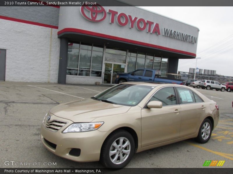 Sandy Beach Metallic / Bisque 2010 Toyota Camry LE