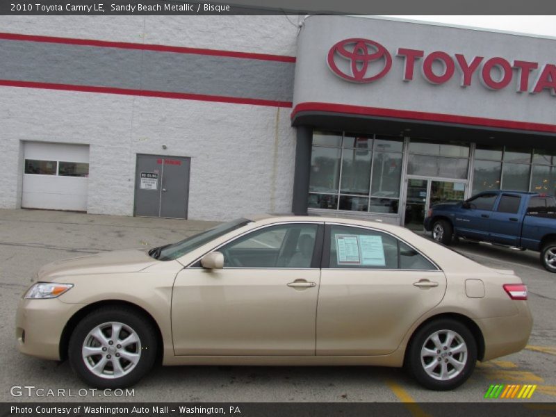 Sandy Beach Metallic / Bisque 2010 Toyota Camry LE