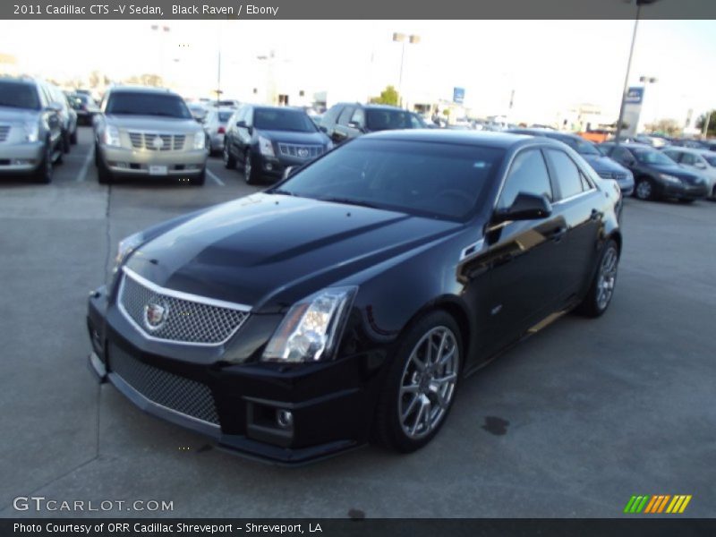 Black Raven / Ebony 2011 Cadillac CTS -V Sedan