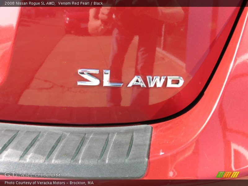 Venom Red Pearl / Black 2008 Nissan Rogue SL AWD