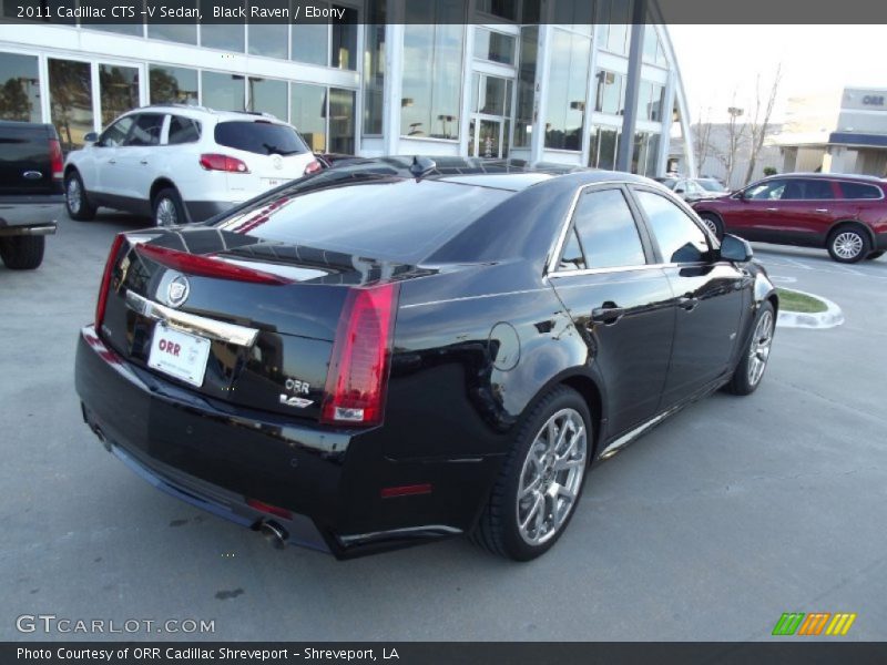 Black Raven / Ebony 2011 Cadillac CTS -V Sedan