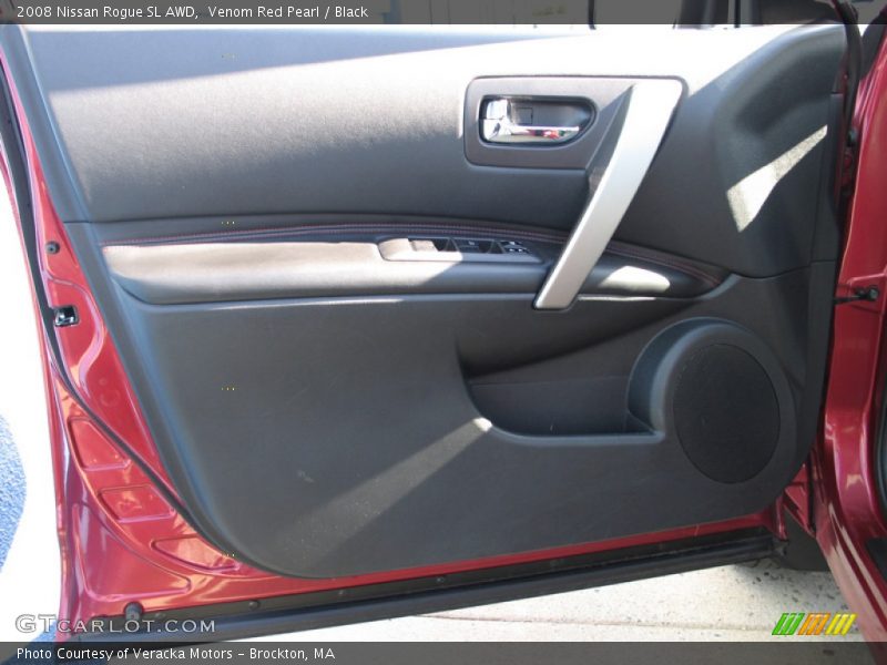 Venom Red Pearl / Black 2008 Nissan Rogue SL AWD