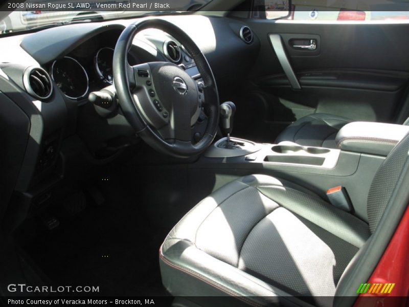 Venom Red Pearl / Black 2008 Nissan Rogue SL AWD