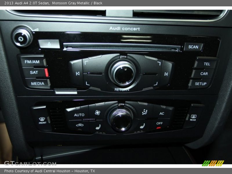 Monsoon Gray Metallic / Black 2013 Audi A4 2.0T Sedan