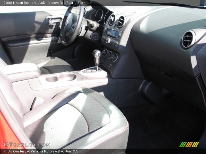 Venom Red Pearl / Black 2008 Nissan Rogue SL AWD