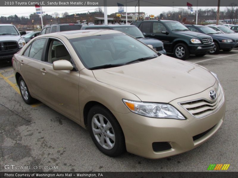 Sandy Beach Metallic / Bisque 2010 Toyota Camry LE