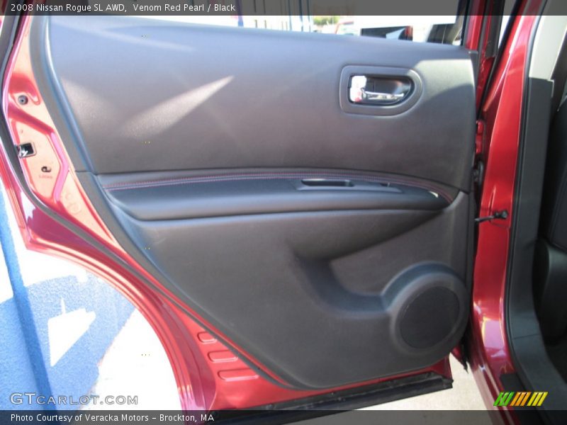 Venom Red Pearl / Black 2008 Nissan Rogue SL AWD