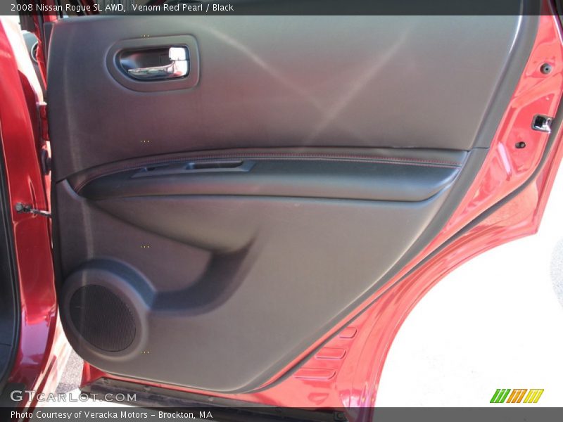 Venom Red Pearl / Black 2008 Nissan Rogue SL AWD