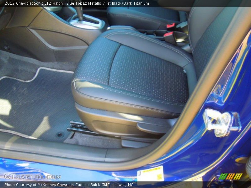 Blue Topaz Metallic / Jet Black/Dark Titanium 2013 Chevrolet Sonic LTZ Hatch