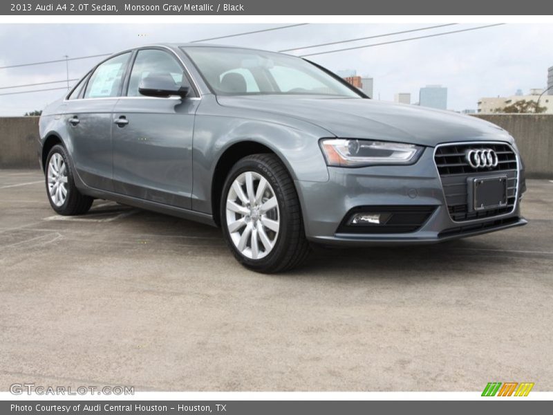 Monsoon Gray Metallic / Black 2013 Audi A4 2.0T Sedan