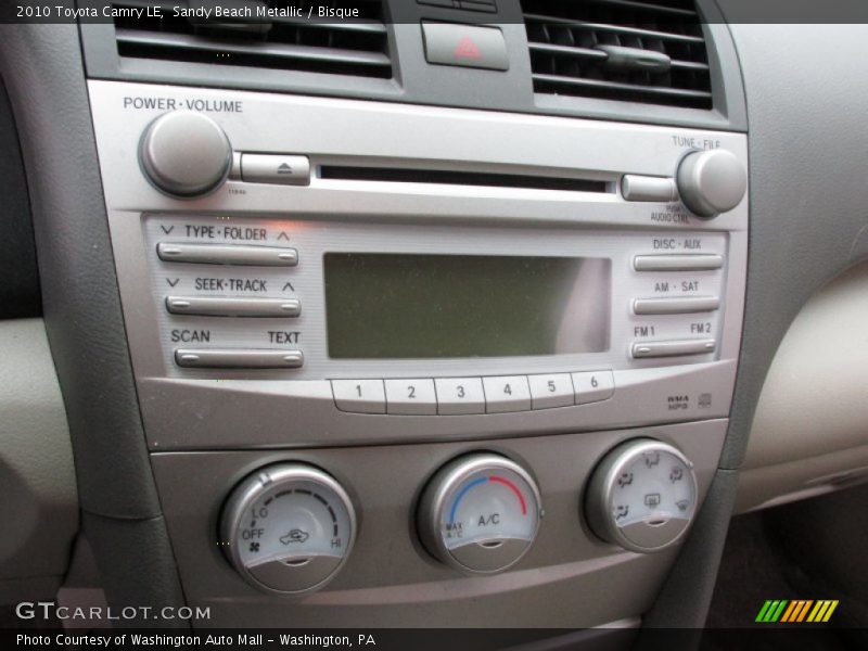 Sandy Beach Metallic / Bisque 2010 Toyota Camry LE