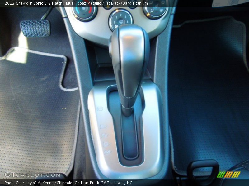 Blue Topaz Metallic / Jet Black/Dark Titanium 2013 Chevrolet Sonic LTZ Hatch