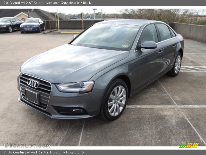 Monsoon Gray Metallic / Black 2013 Audi A4 2.0T Sedan
