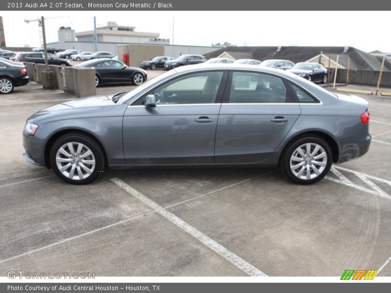 Monsoon Gray Metallic / Black 2013 Audi A4 2.0T Sedan