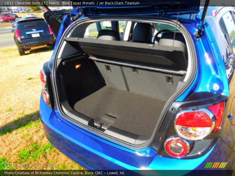 Blue Topaz Metallic / Jet Black/Dark Titanium 2013 Chevrolet Sonic LTZ Hatch