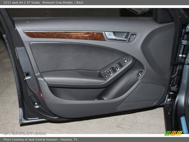 Monsoon Gray Metallic / Black 2013 Audi A4 2.0T Sedan