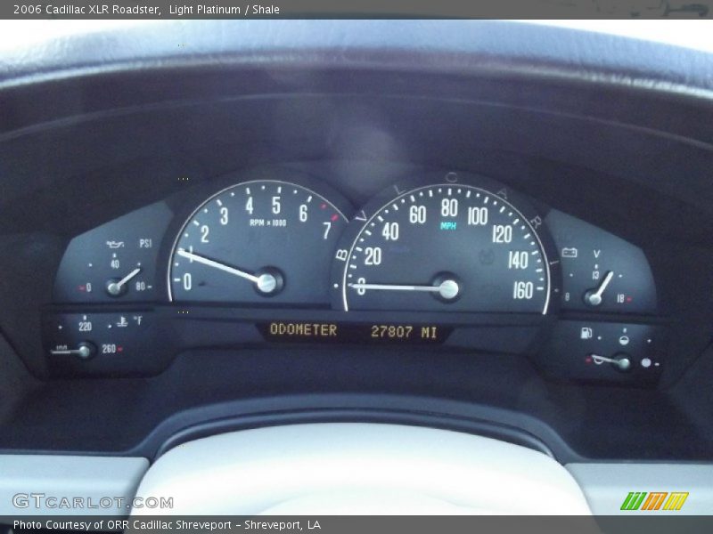  2006 XLR Roadster Roadster Gauges