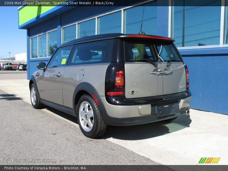 Sparkling Silver Metallic / Black/Grey 2009 Mini Cooper Clubman