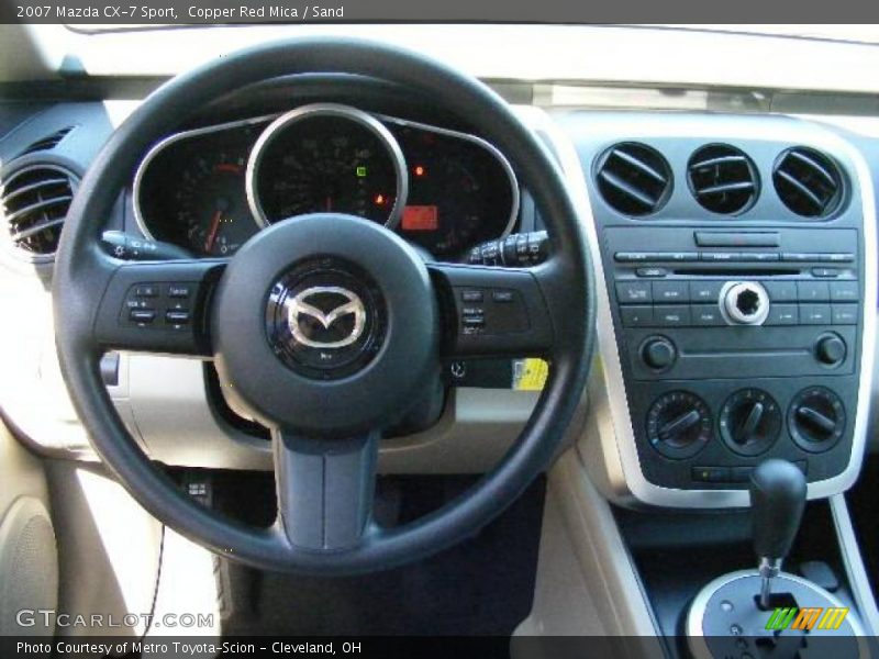 Copper Red Mica / Sand 2007 Mazda CX-7 Sport