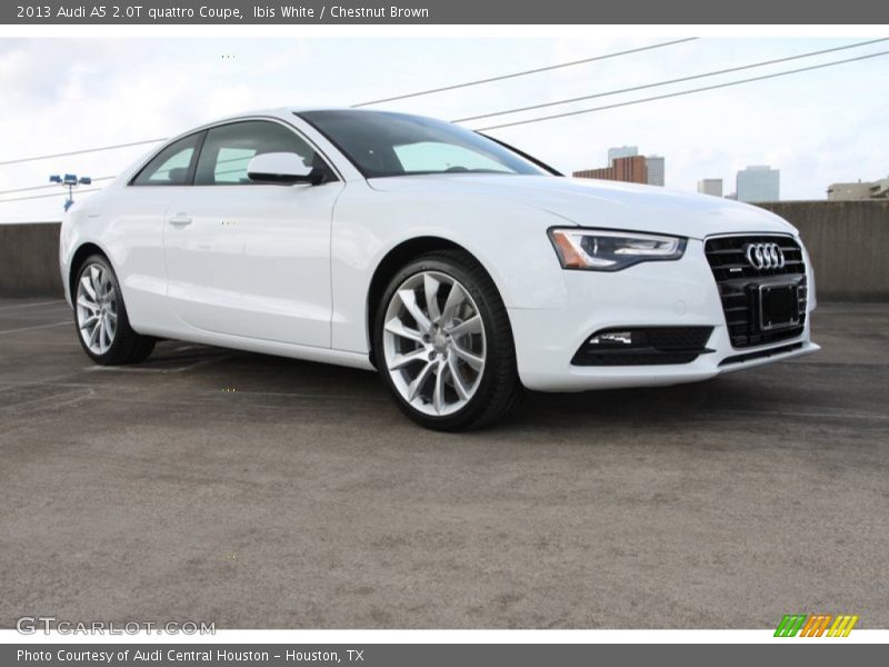 Ibis White / Chestnut Brown 2013 Audi A5 2.0T quattro Coupe