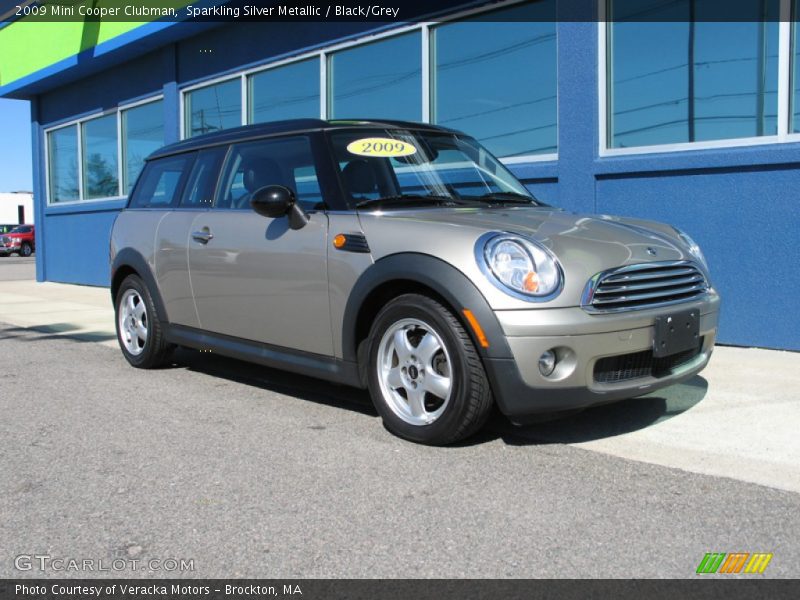 Sparkling Silver Metallic / Black/Grey 2009 Mini Cooper Clubman