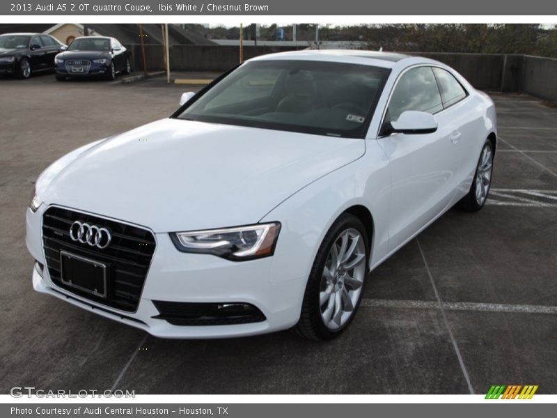 Ibis White / Chestnut Brown 2013 Audi A5 2.0T quattro Coupe