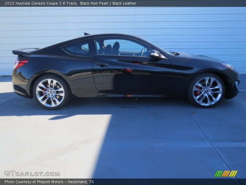 Black Noir Pearl / Black Leather 2013 Hyundai Genesis Coupe 3.8 Track