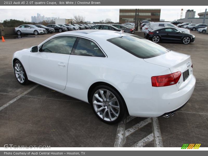 Ibis White / Chestnut Brown 2013 Audi A5 2.0T quattro Coupe