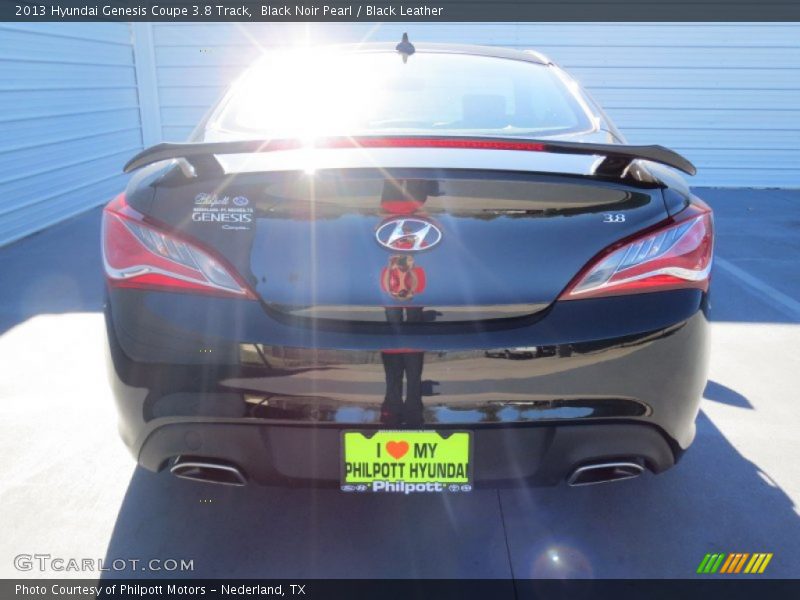 Black Noir Pearl / Black Leather 2013 Hyundai Genesis Coupe 3.8 Track