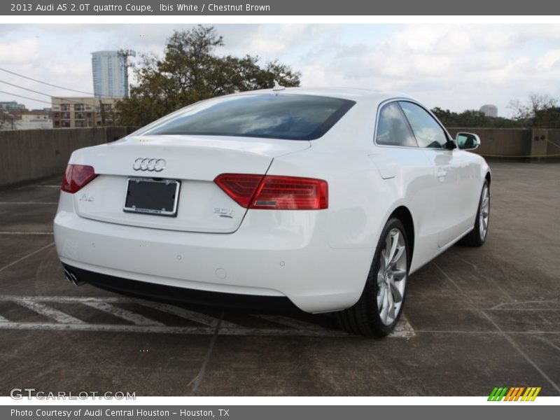 Ibis White / Chestnut Brown 2013 Audi A5 2.0T quattro Coupe