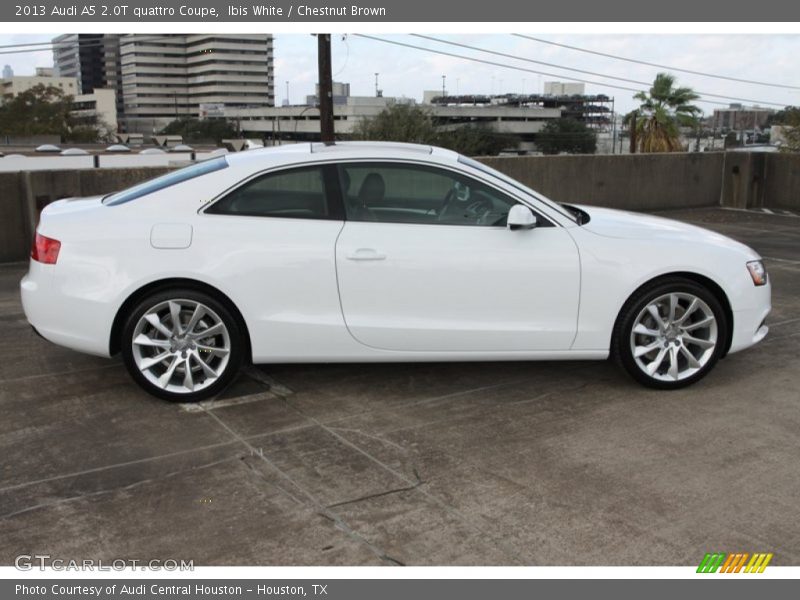 Ibis White / Chestnut Brown 2013 Audi A5 2.0T quattro Coupe