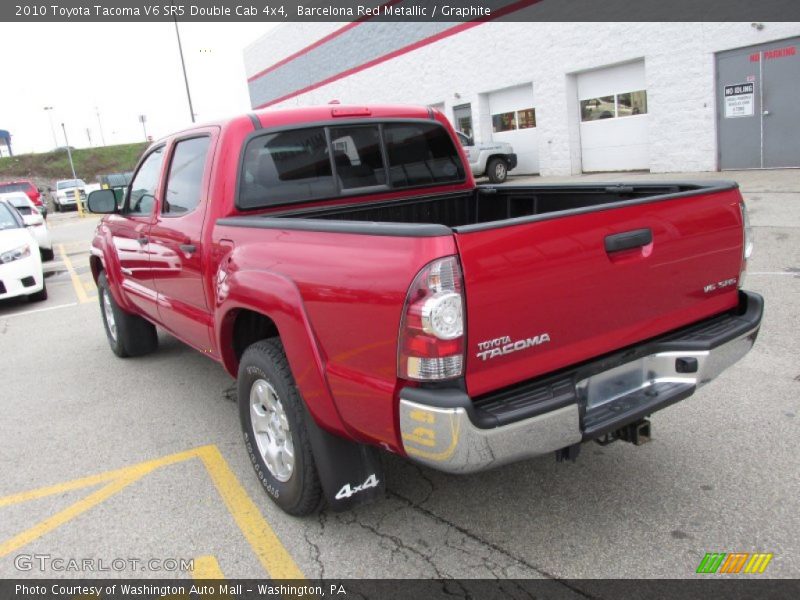Barcelona Red Metallic / Graphite 2010 Toyota Tacoma V6 SR5 Double Cab 4x4