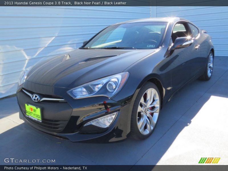 Black Noir Pearl / Black Leather 2013 Hyundai Genesis Coupe 3.8 Track