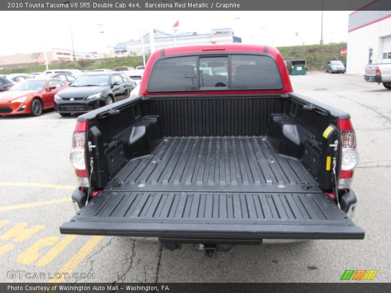 Barcelona Red Metallic / Graphite 2010 Toyota Tacoma V6 SR5 Double Cab 4x4