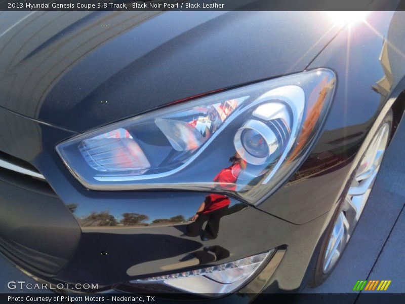 Black Noir Pearl / Black Leather 2013 Hyundai Genesis Coupe 3.8 Track