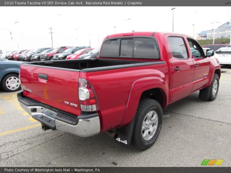 Barcelona Red Metallic / Graphite 2010 Toyota Tacoma V6 SR5 Double Cab 4x4