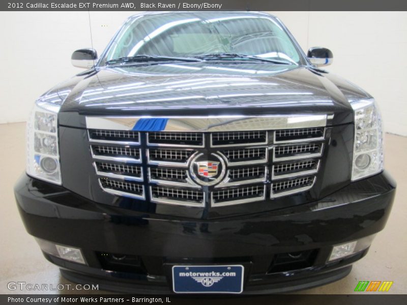 Black Raven / Ebony/Ebony 2012 Cadillac Escalade EXT Premium AWD