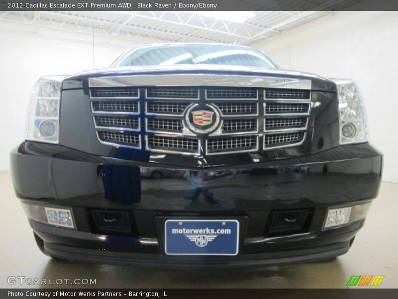 Black Raven / Ebony/Ebony 2012 Cadillac Escalade EXT Premium AWD