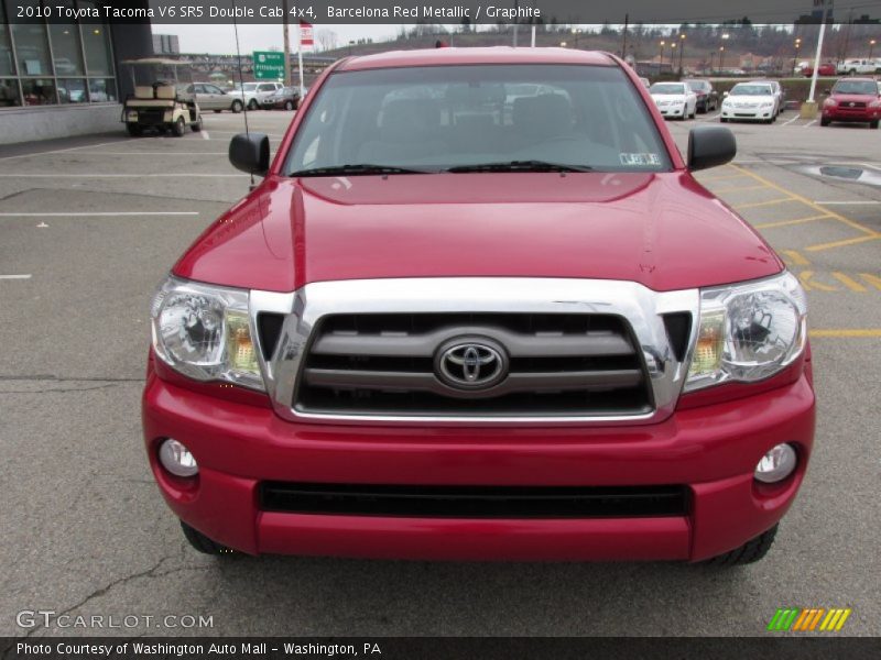Barcelona Red Metallic / Graphite 2010 Toyota Tacoma V6 SR5 Double Cab 4x4