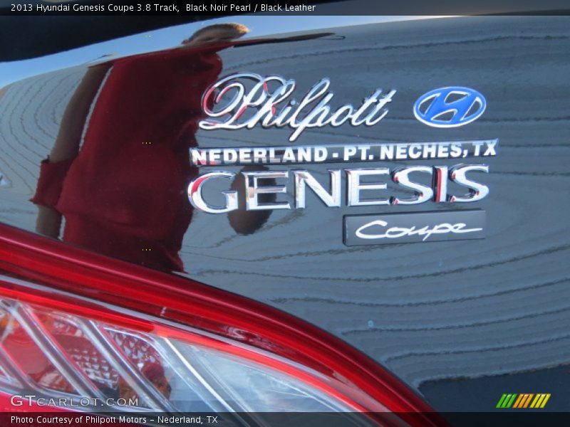 Black Noir Pearl / Black Leather 2013 Hyundai Genesis Coupe 3.8 Track