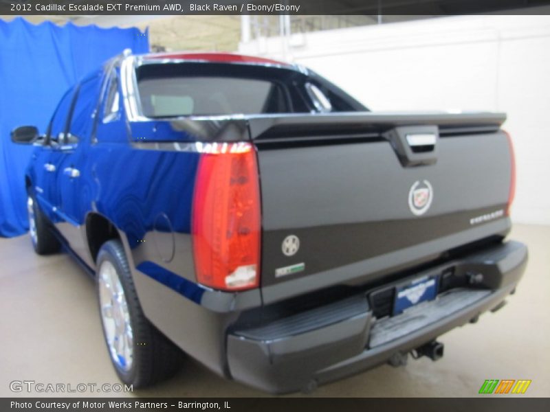 Black Raven / Ebony/Ebony 2012 Cadillac Escalade EXT Premium AWD