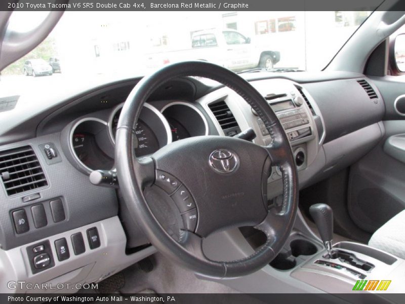 Barcelona Red Metallic / Graphite 2010 Toyota Tacoma V6 SR5 Double Cab 4x4