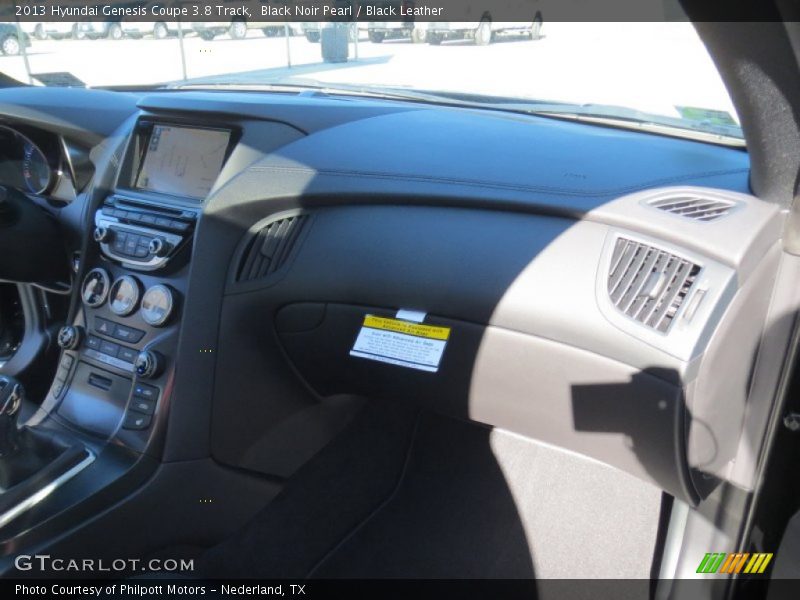 Black Noir Pearl / Black Leather 2013 Hyundai Genesis Coupe 3.8 Track