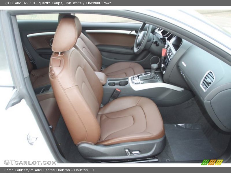 Ibis White / Chestnut Brown 2013 Audi A5 2.0T quattro Coupe