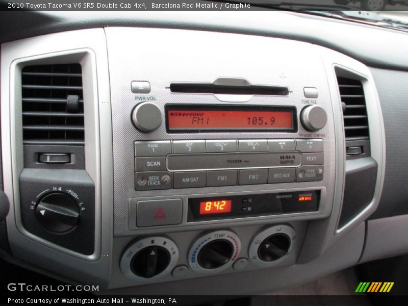 Barcelona Red Metallic / Graphite 2010 Toyota Tacoma V6 SR5 Double Cab 4x4